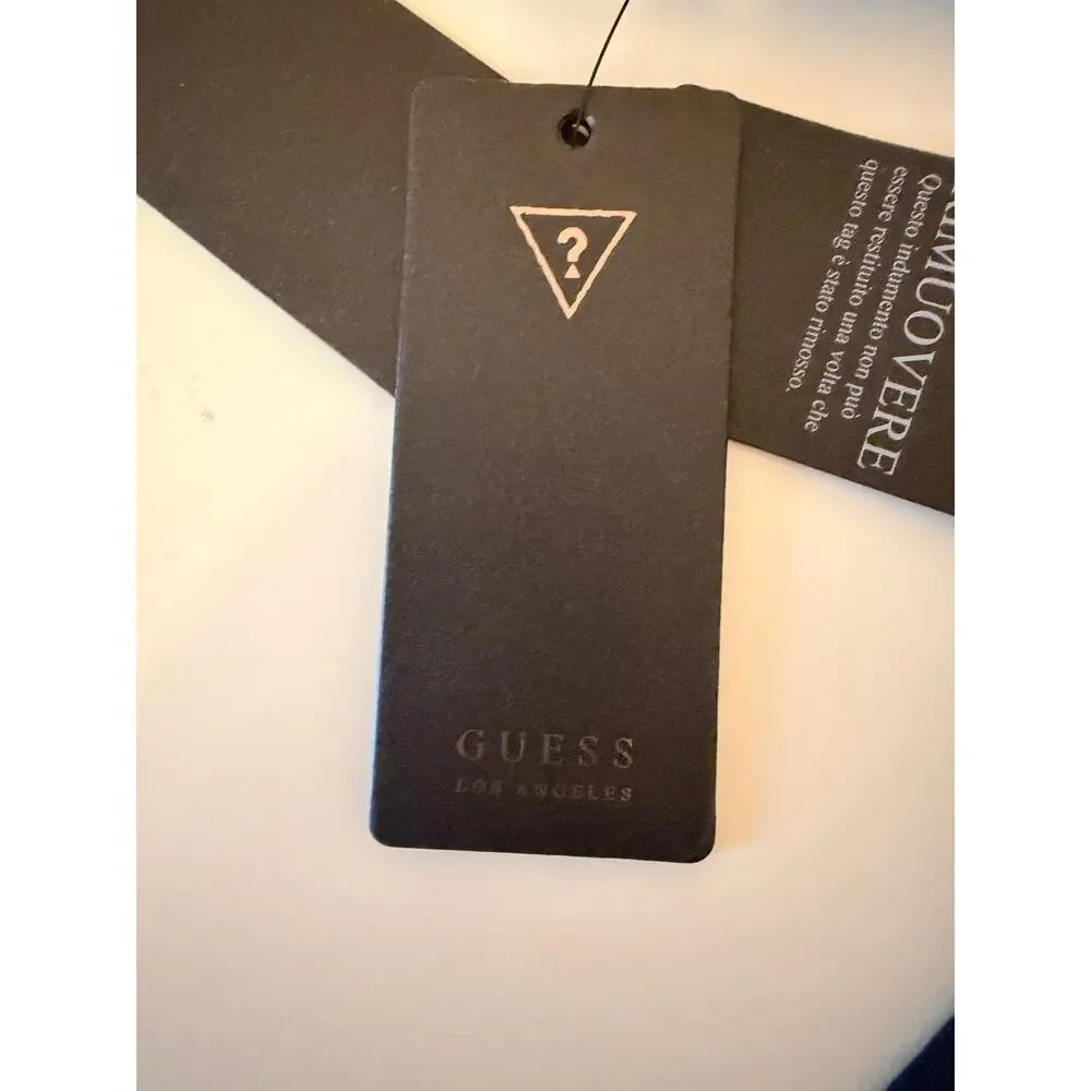 Guess Hi Low Halter top Dress XS Black Chiiffon NWT - Picture 5 of 7